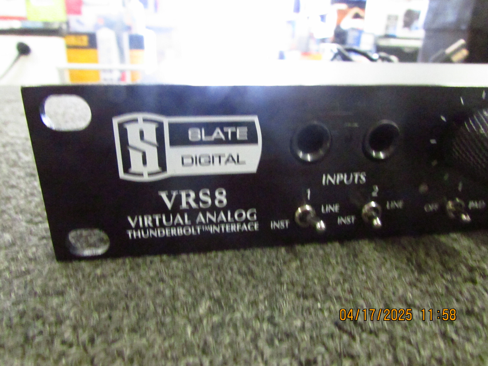 Slate digital vrs8 thunderblot audio interface-black