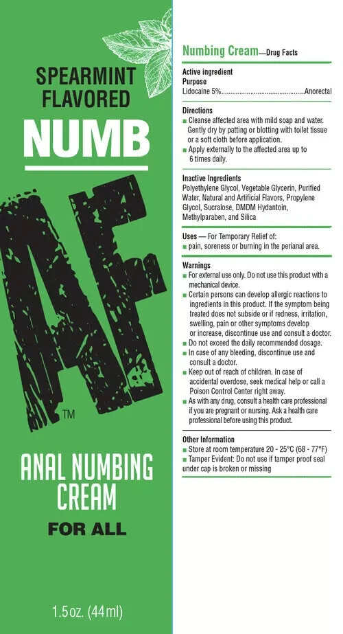 Numb AF Desensitizing Collection Kit Gel Spray And Mints