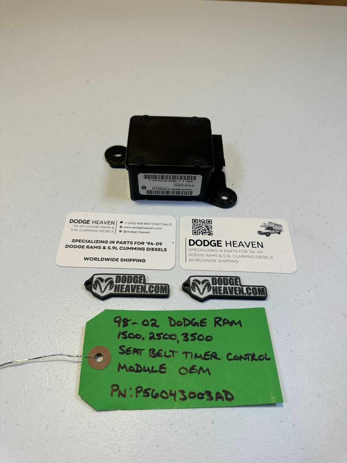 1998-2002 Dodge Ram P56043003AD Seat Belt timer Control Module OEM