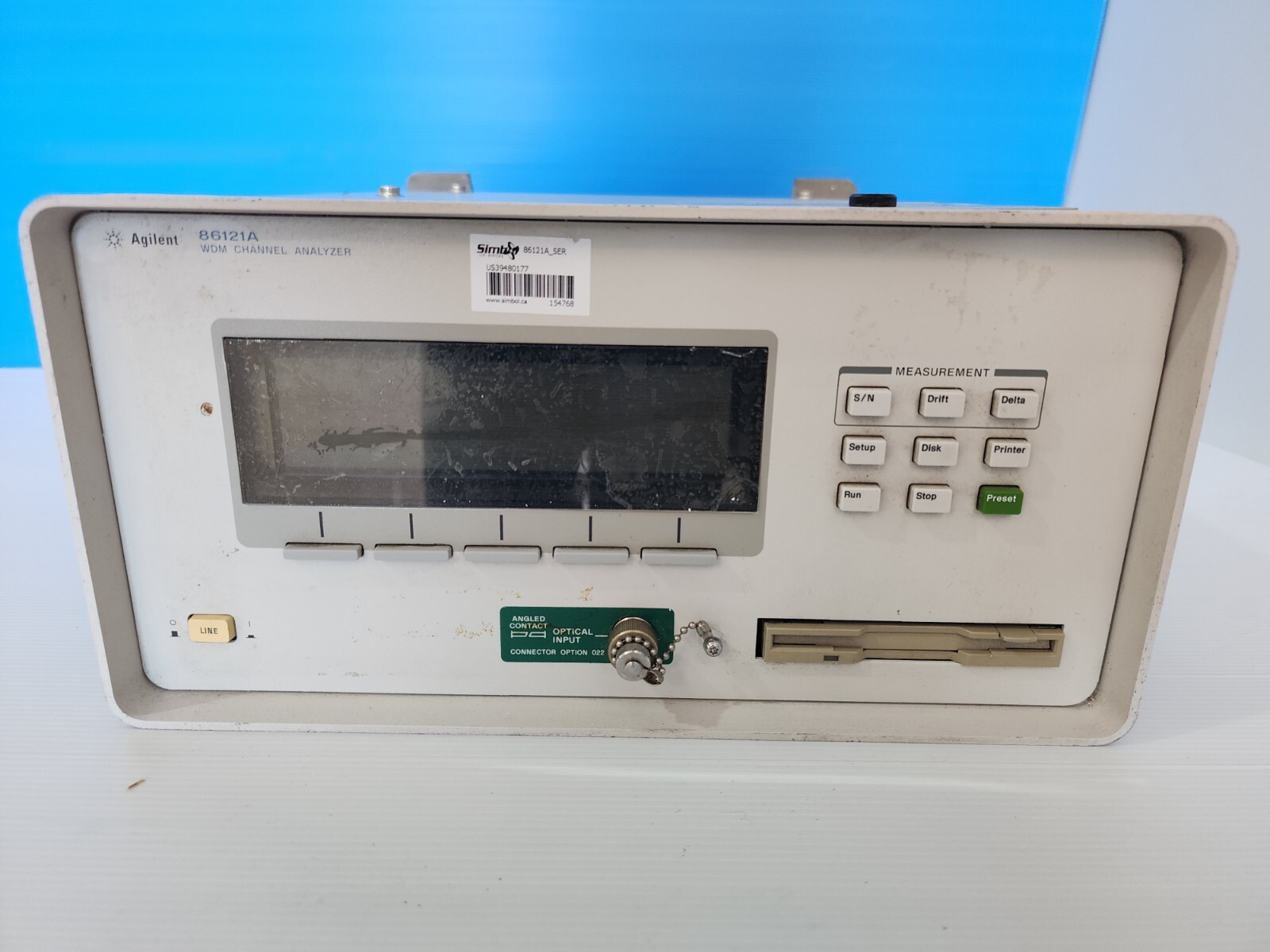 HP - Agilent - Keysight 86121A WMD Channel Analyzer
