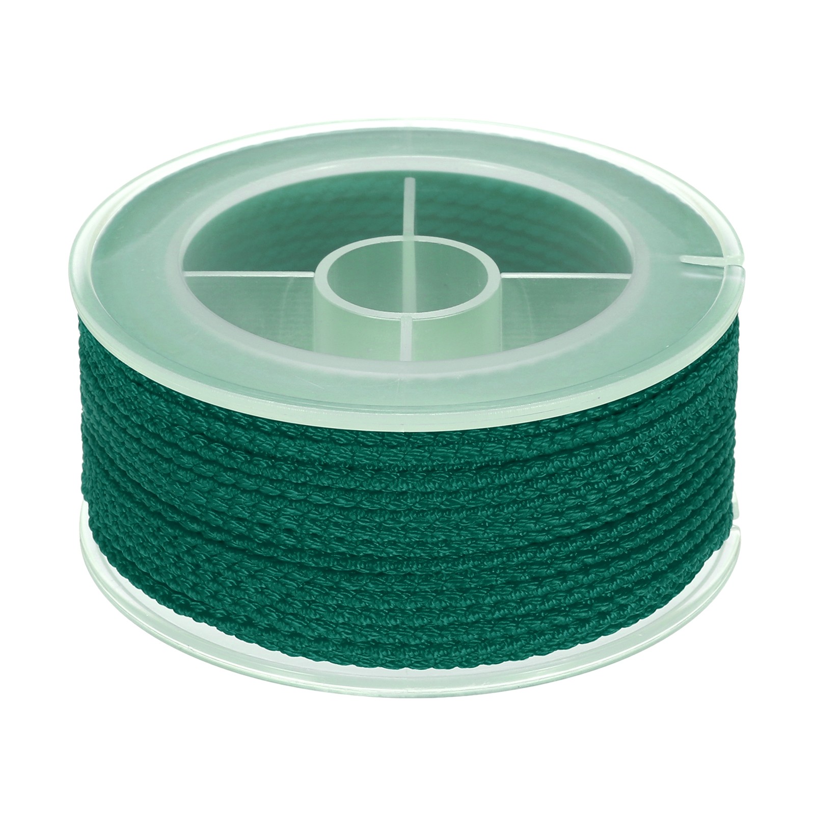Nylon Thread Twine Beading Cord, 52ft Bracelets String Cord Rope, Black Green