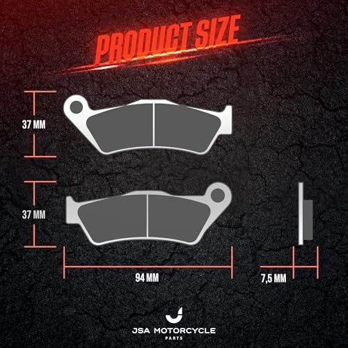 JSA Brakes 181 HH Braking Compound Front or Rear Brake Pads for Triumph,