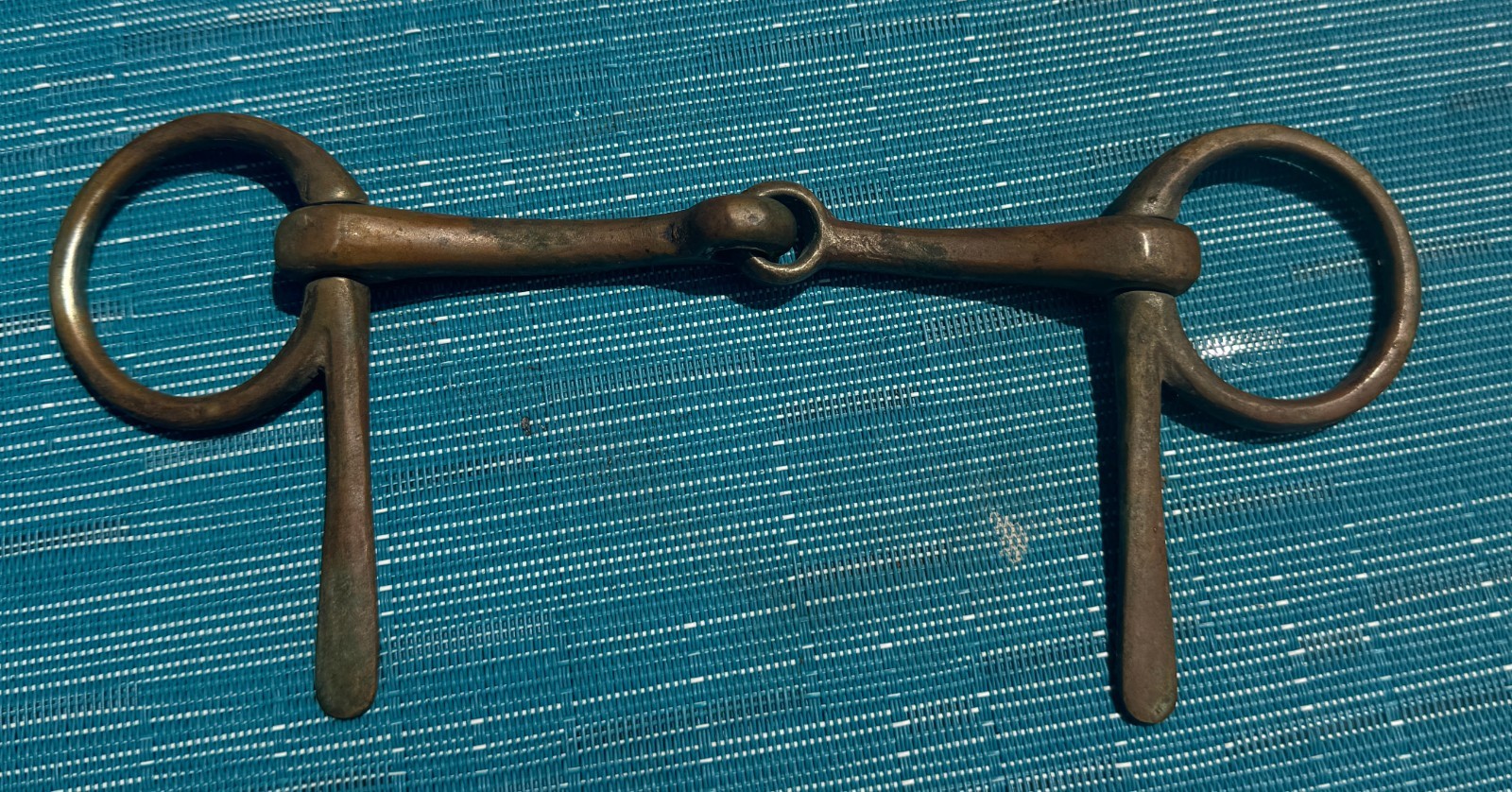 Vintage Full Cheek Snaffle Horse Bit - Solid Nickel - Made in England
