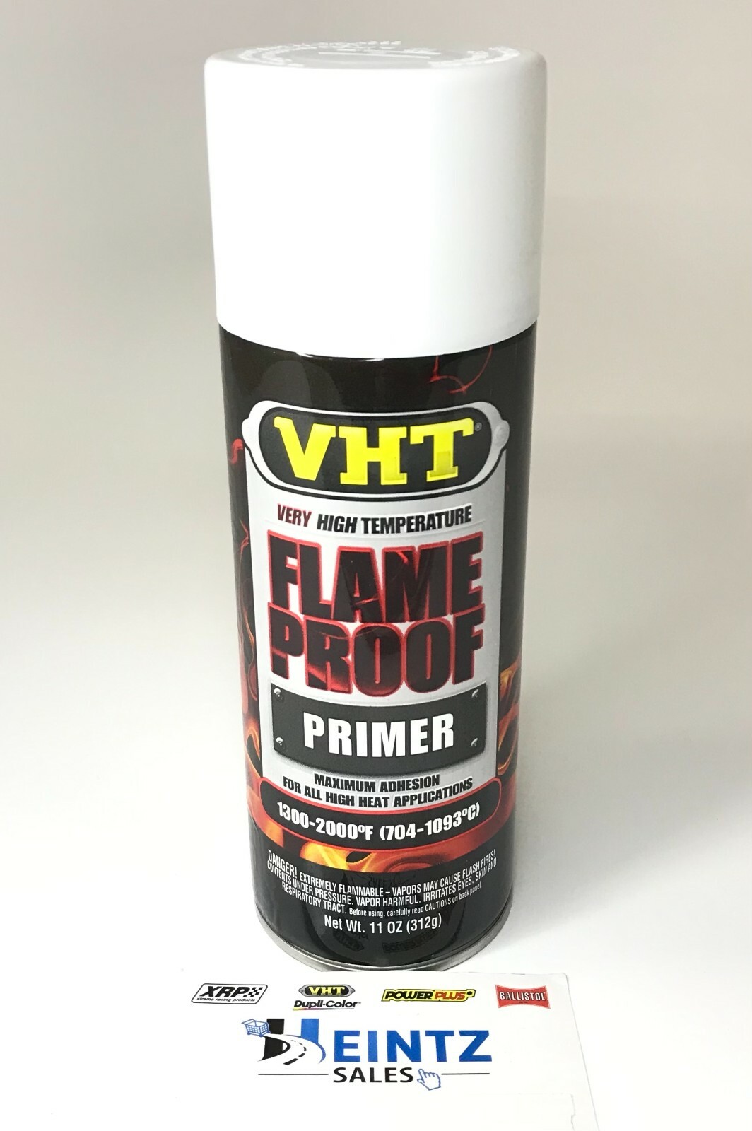 VHT SP118 High Temperature Flame Proof FLAT WHITE Header Spray Paint - 11oz
