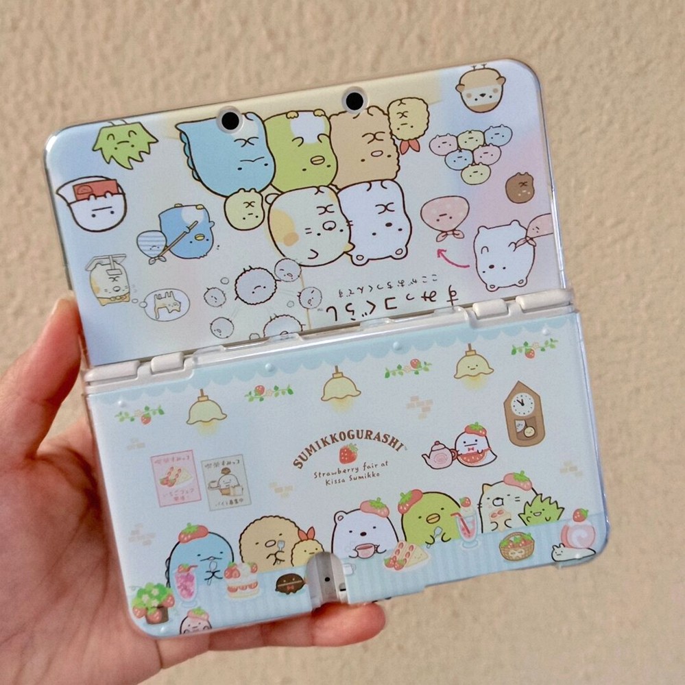 Sumikkogurashi Strawberry Fair Protective Case Cover Shell for Nintendo series