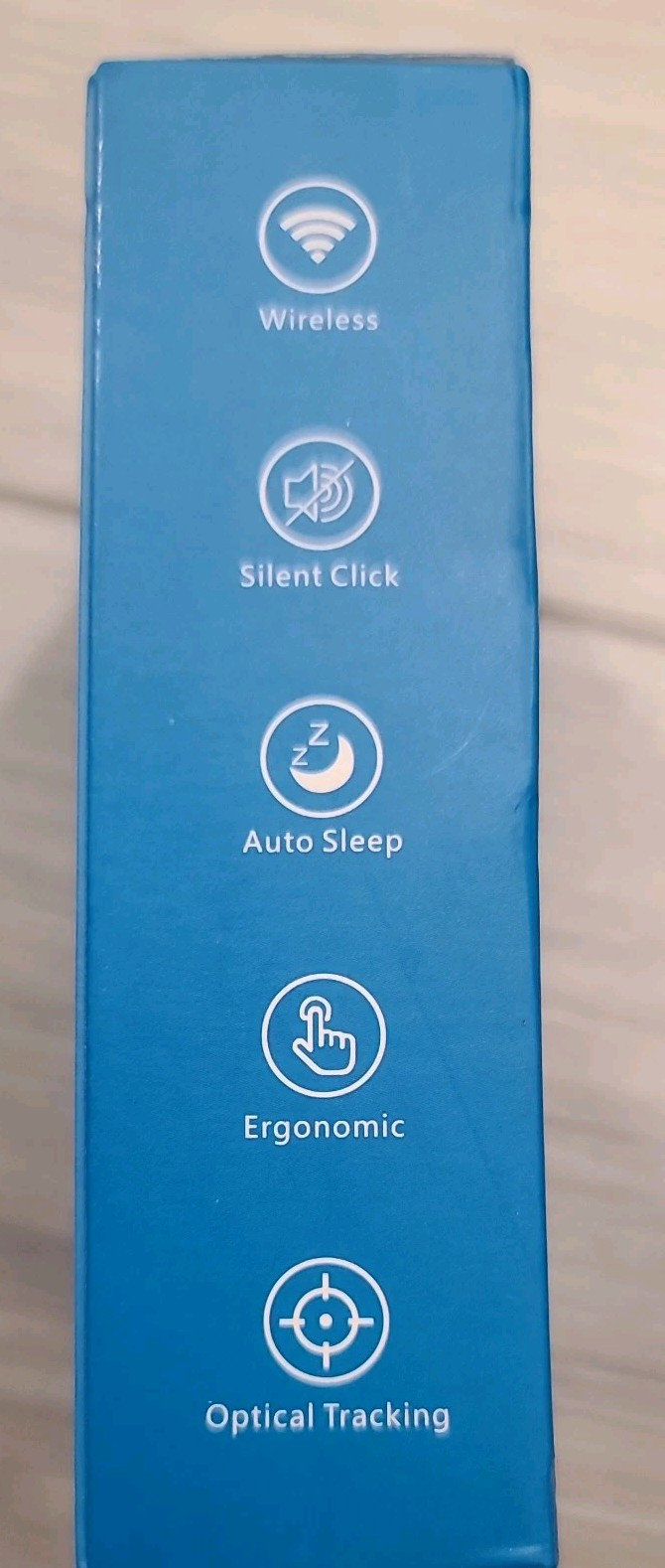 Uciefy Q5 Slim Rechargeable Wireless Mouse, 2.4G Portable Optical Silent Clicks