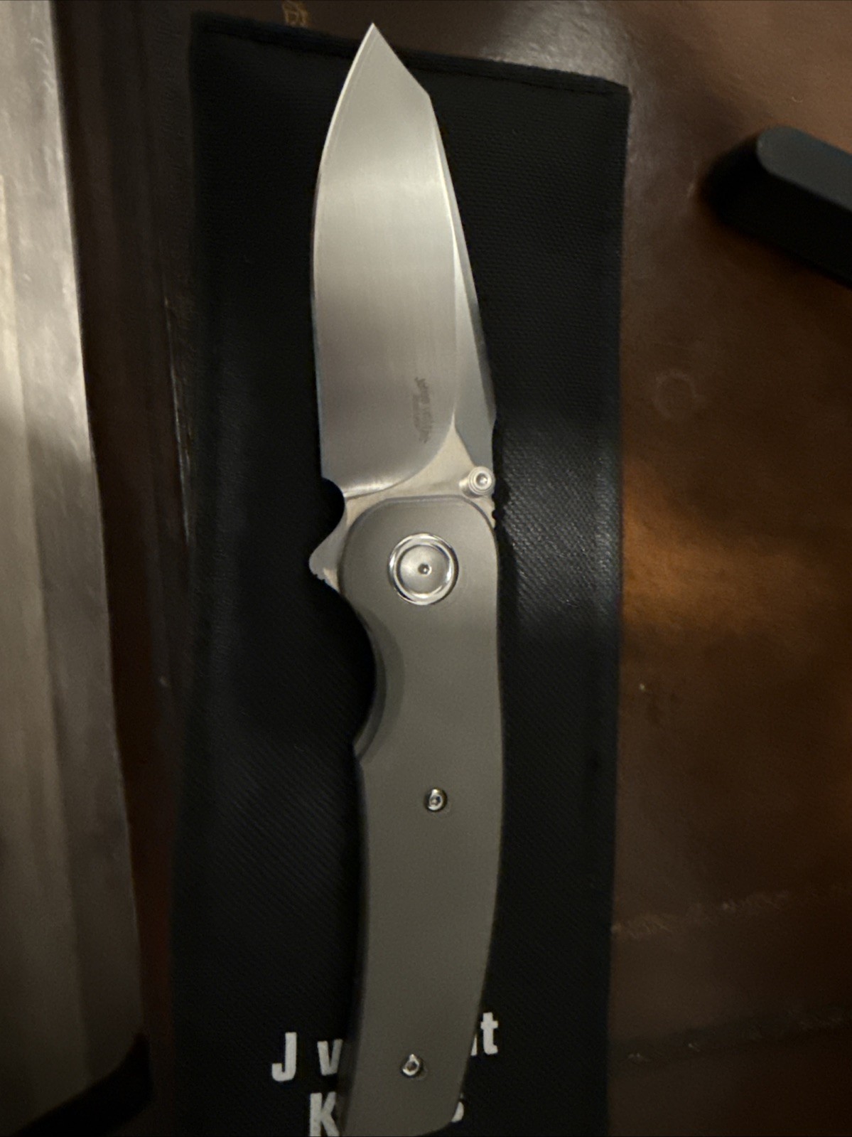 Johan vd Walt JB1 - Blasted & Tumbled Titanium #29