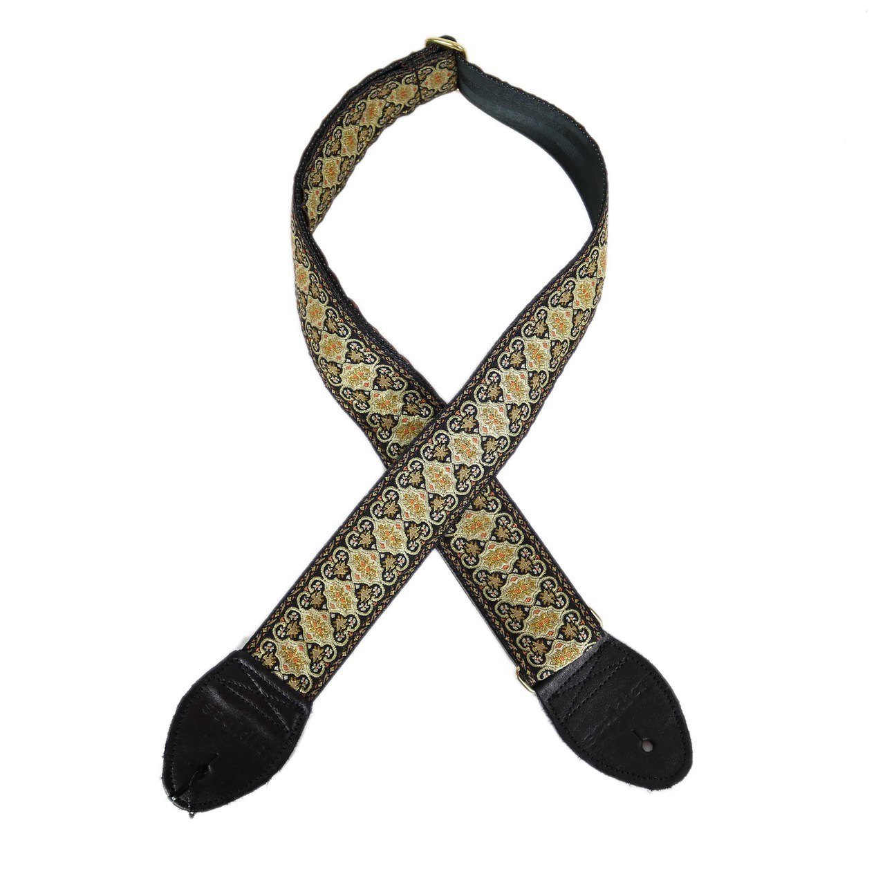 Souldier "Persian" Black 2" Guitar Strap with Black Ends