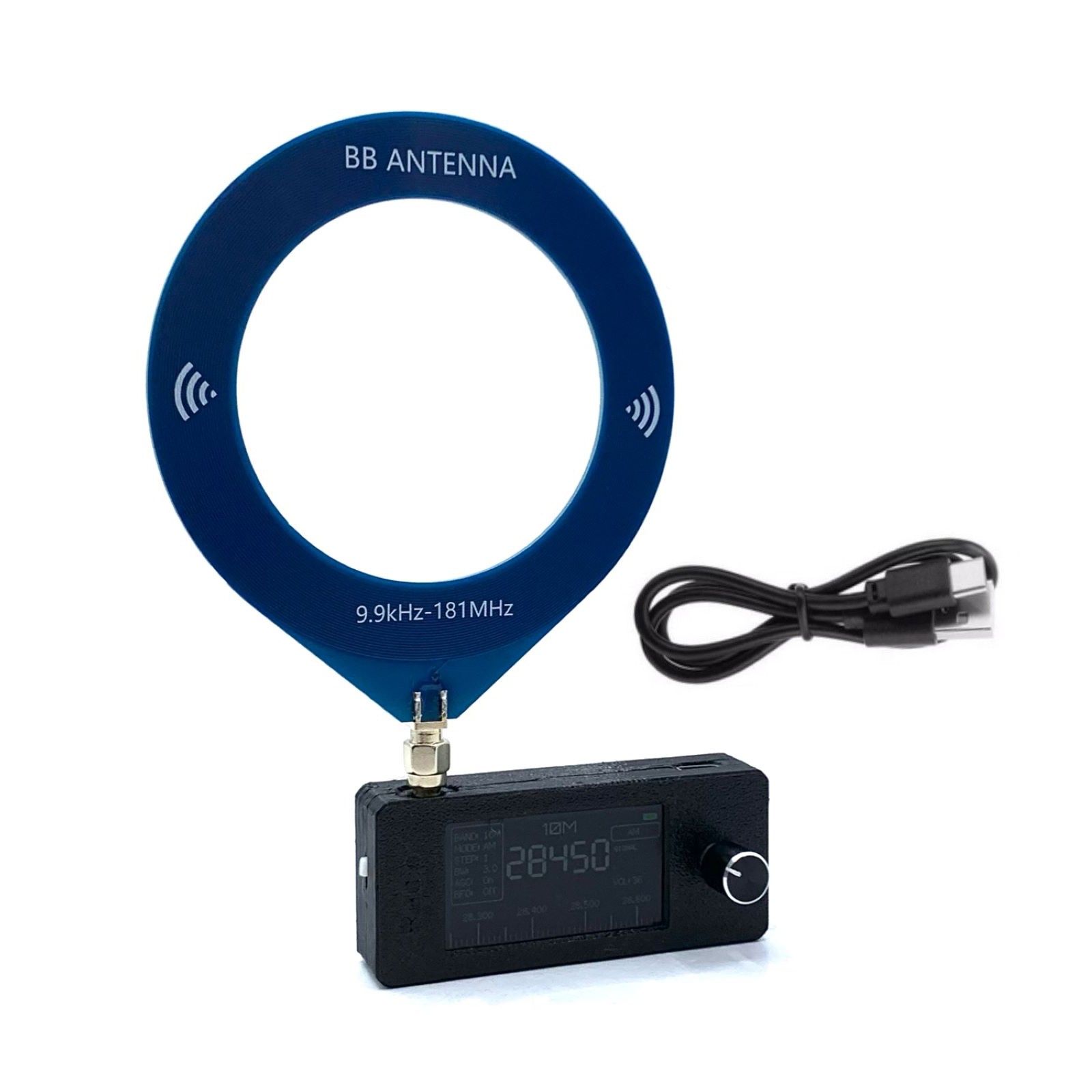 Rechargeable SI4732 Pocket Radio Featuring AM FM LSB USB Modes IPS Color Screen