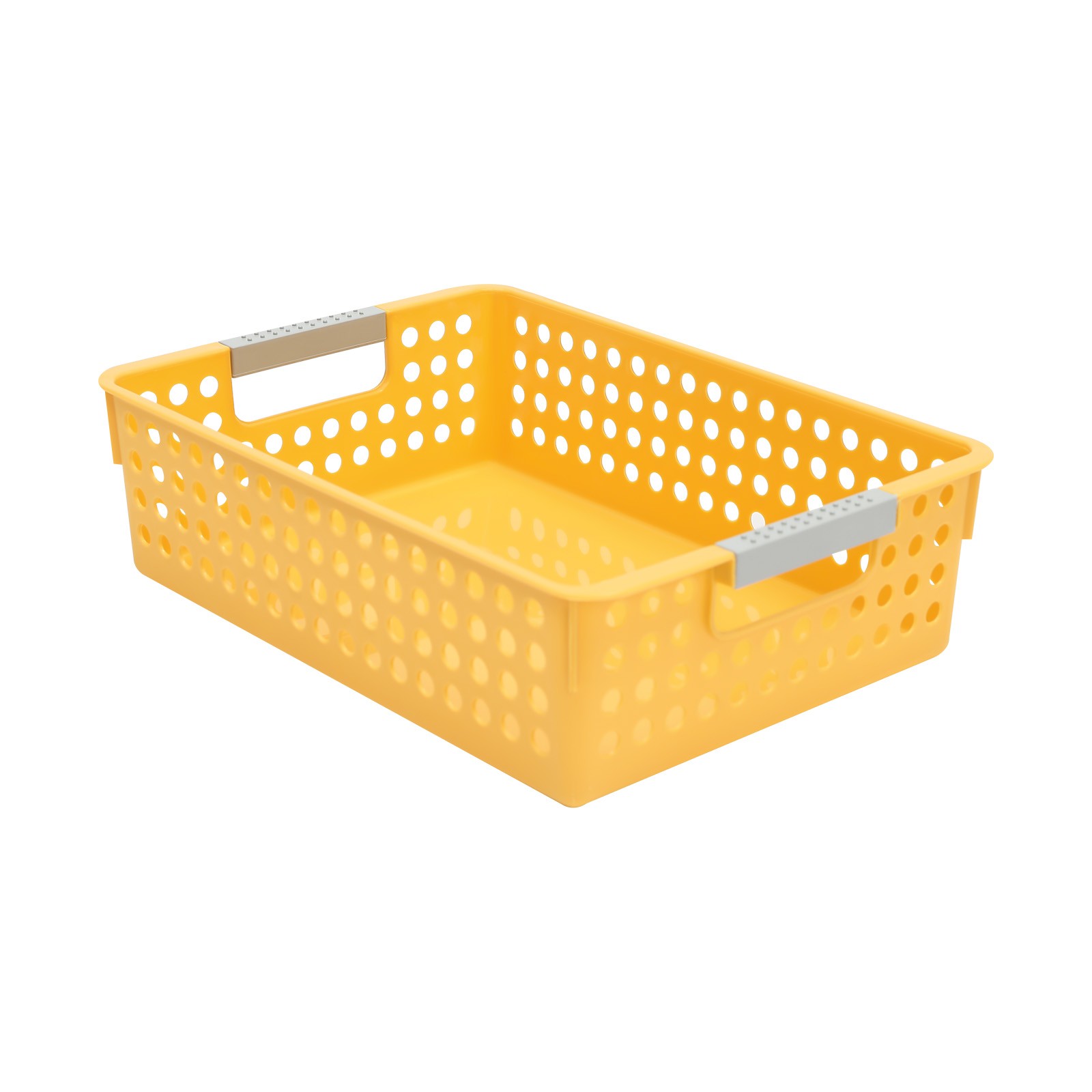 24 Pack Colorful Mesh Classroom Baskets, Stackable Storage Bin, Book Basket