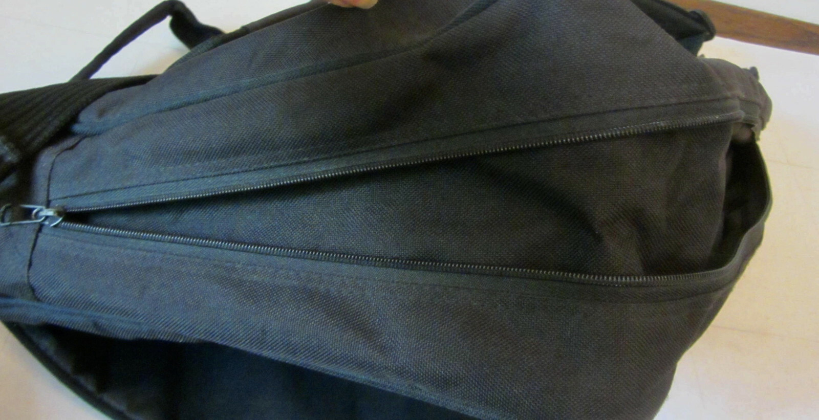 Colorado Black Canvas Laptop Computer BAG Pockets Shoulder Strap 16"