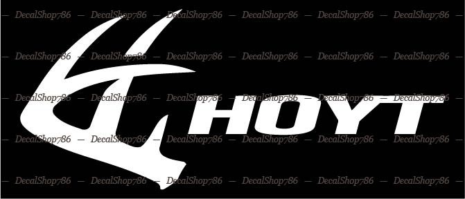 HOYT ARCHERY - Hunting/Outdoor Sports - Car Vinyl Die-Cut Peel N' Stick Decals