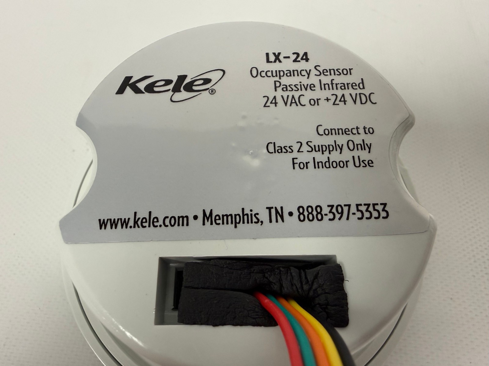 KELE LX-24 PIR CEILING MOUNT SENSOR 24 VAC NEW OPEN BOX