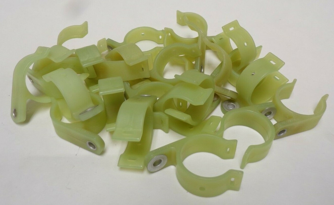BOEING , CABLE HANGER CLAMP NYLON, ADJUSTABLE , 287T0011-5  ,  *LOT OF 25*