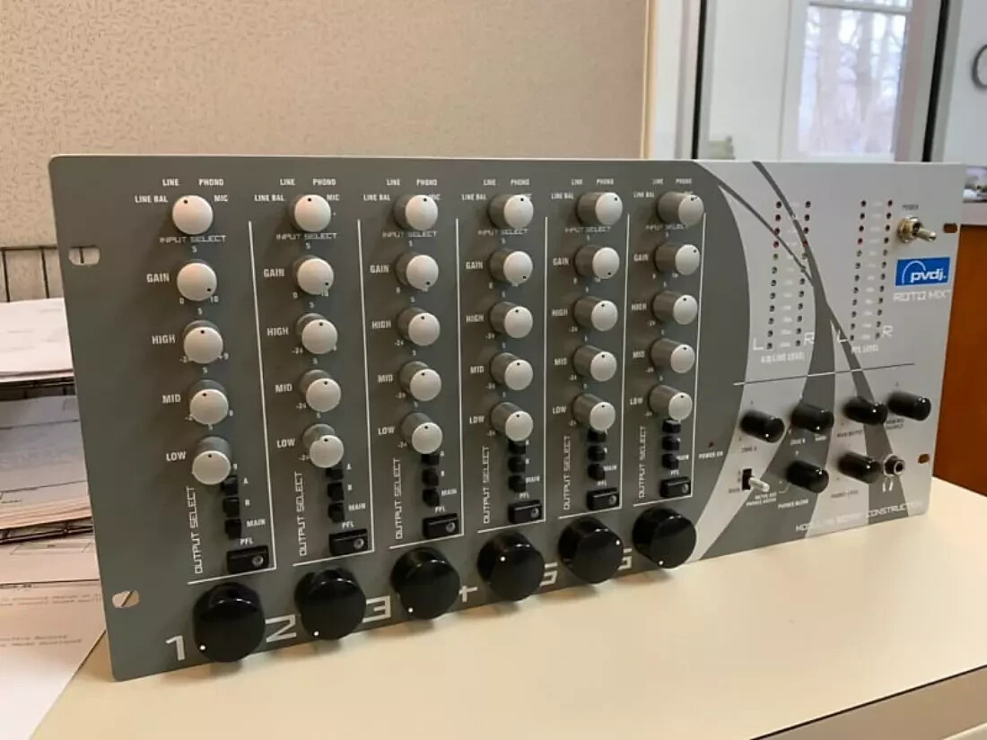 PVDJ ROTOMIX Rotary DJ Mixer (not urei bozak technics rane vestax allen & heath)