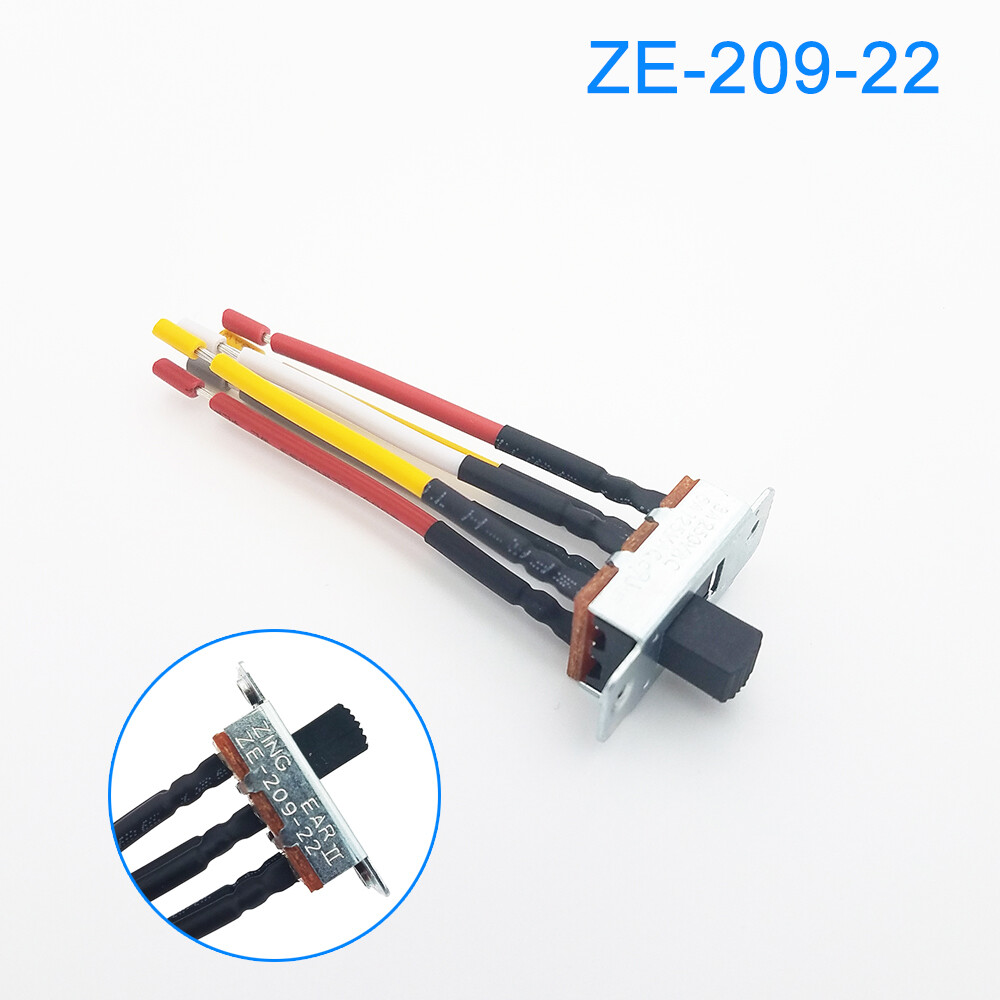 ZE-209-22 Reverse Direction Switch 6 Pin Canal Ceiling Fan 3A 250V AC 6A 125V AC