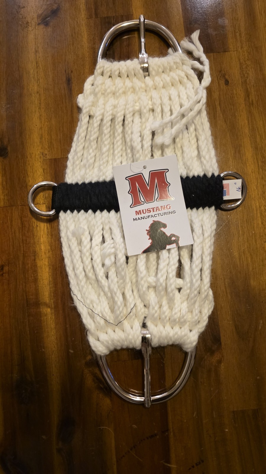 Mustang Pony 23 Strand Cinch w/Plated Buckle Size 16