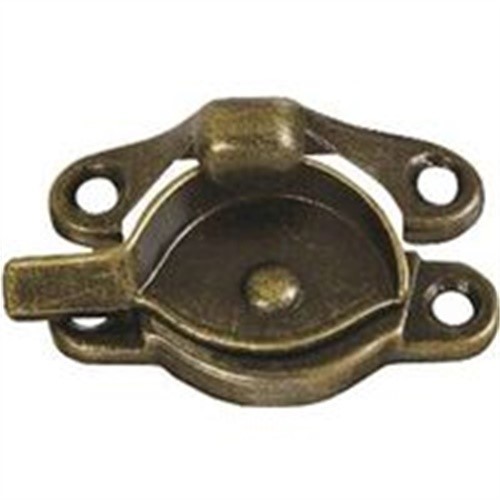 Crescent Sash Lock Antique Brass