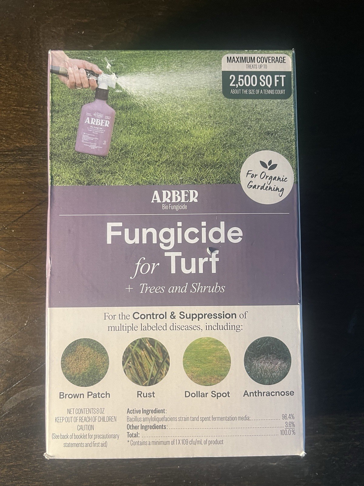 Arber 8oz Organic Bio Fungicide Concentrate Indoor & Outdoor Use W/ Sprayer New