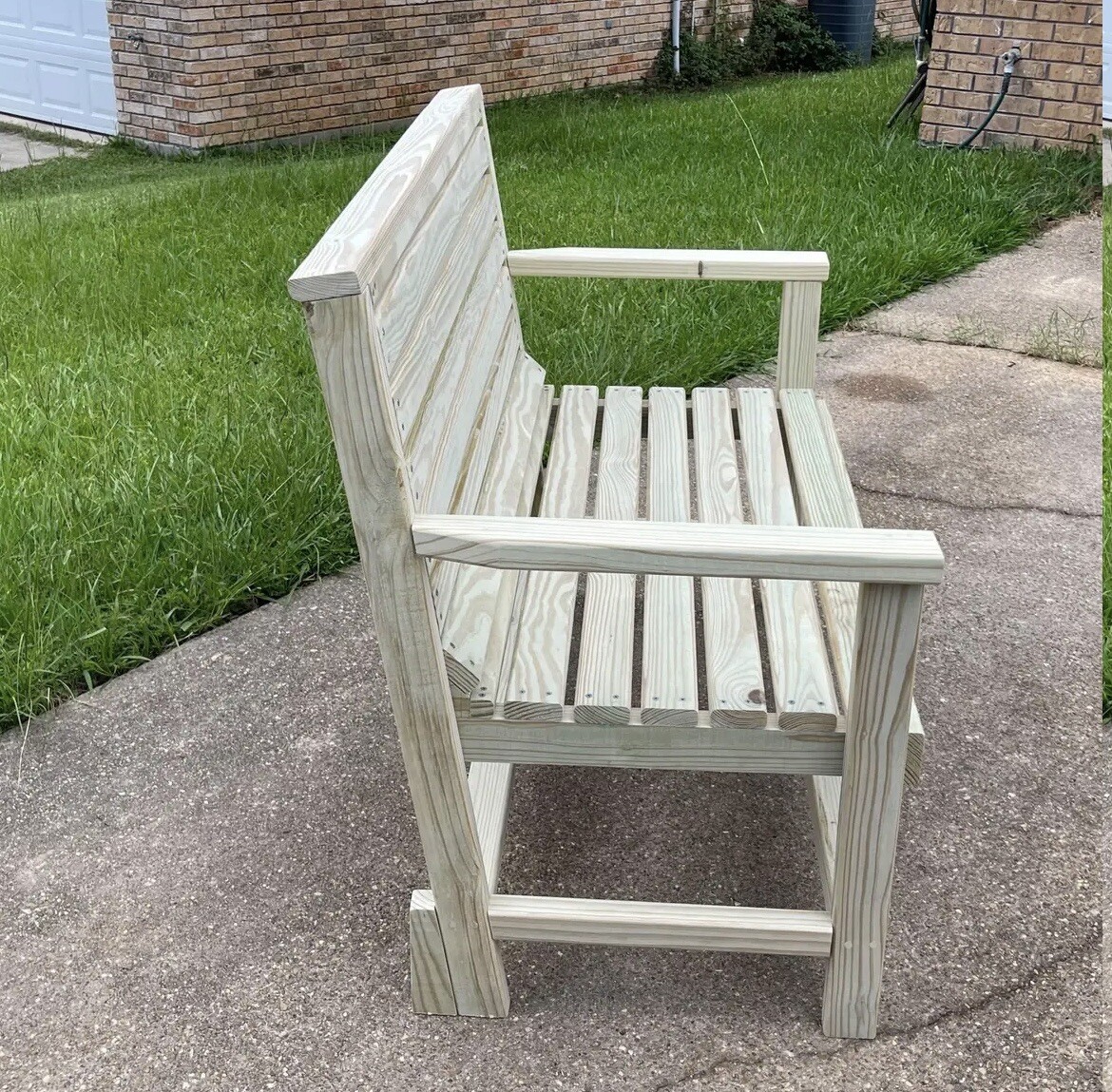 Custom Made Wooden Bench