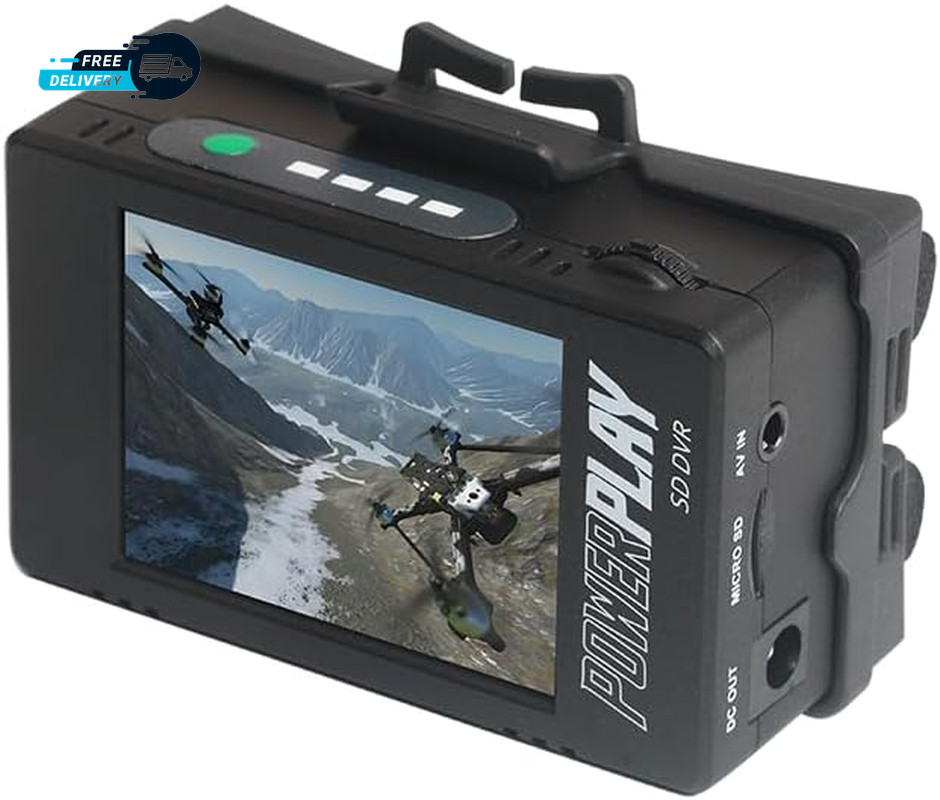 2025 Latest Immersion RC Powerplay Vintage Camera Monitor with DVR LCD