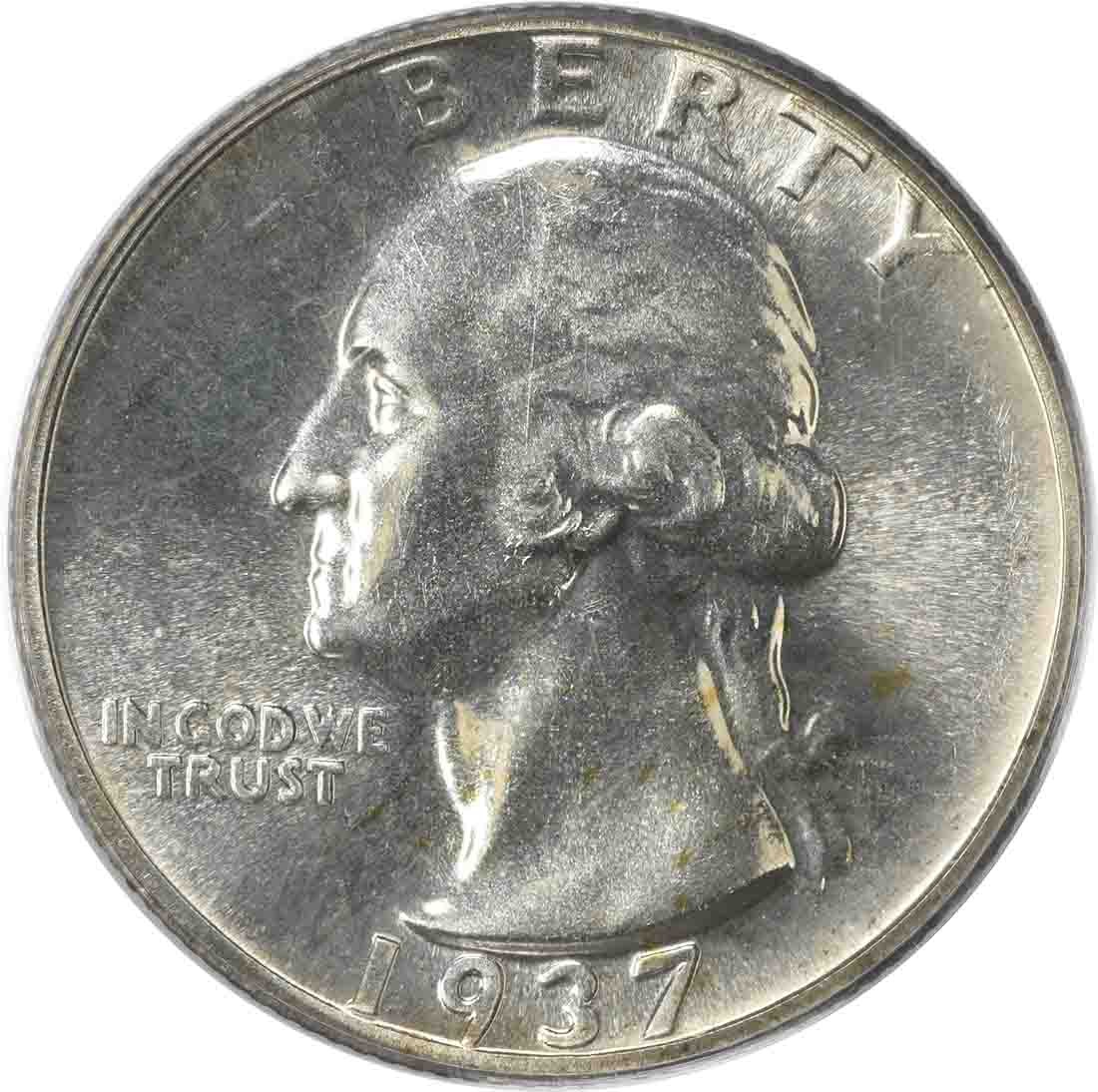 1937 Washington Silver Quarter PR66 PCGS OGH (CAC)
