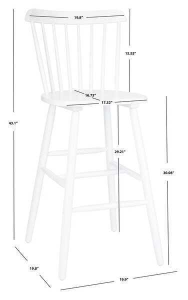 Safavieh GALENA BAR STOOL, Reduced Price 4172700403 BST8502A-SET2