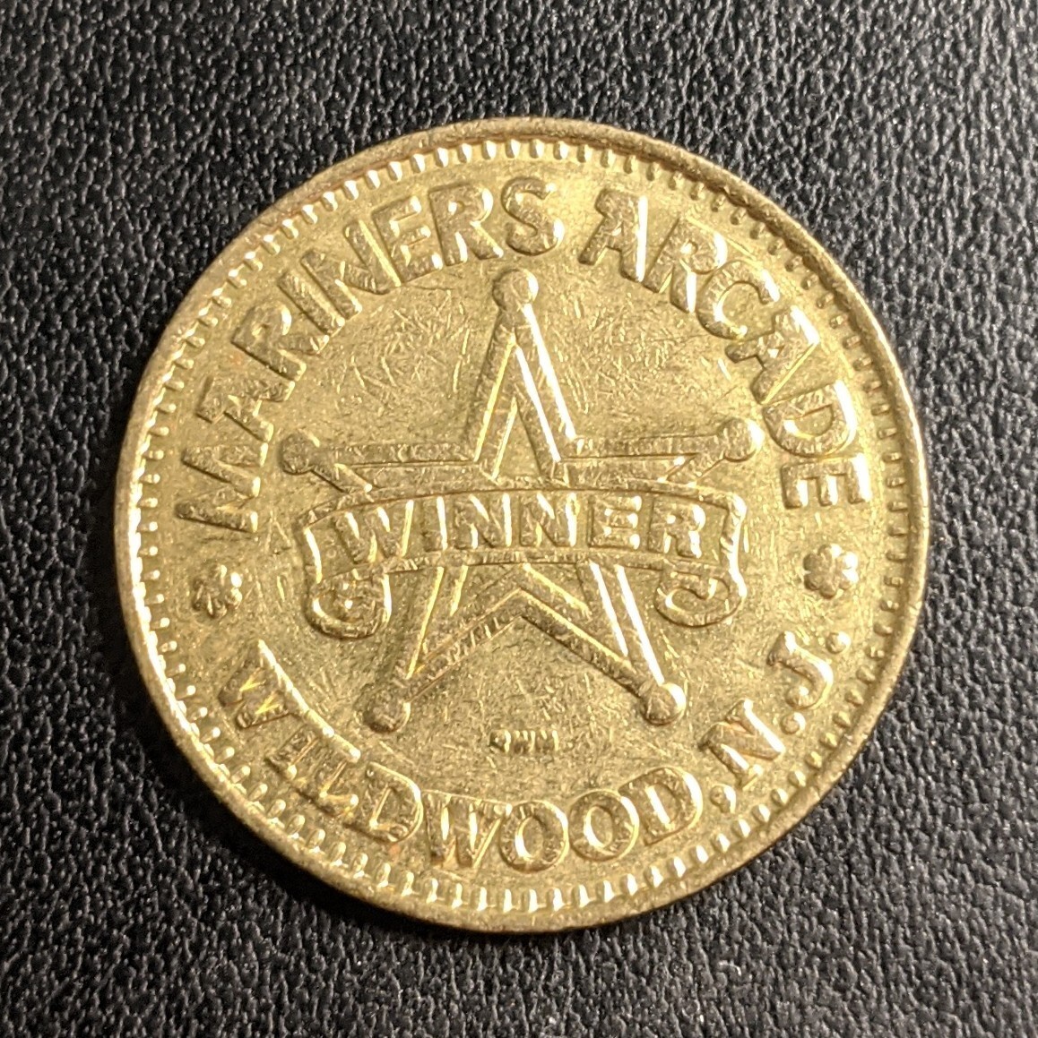 Mt. Riner's Arcade Winner Wildwood NJ 5 pts - Arcade Game Token