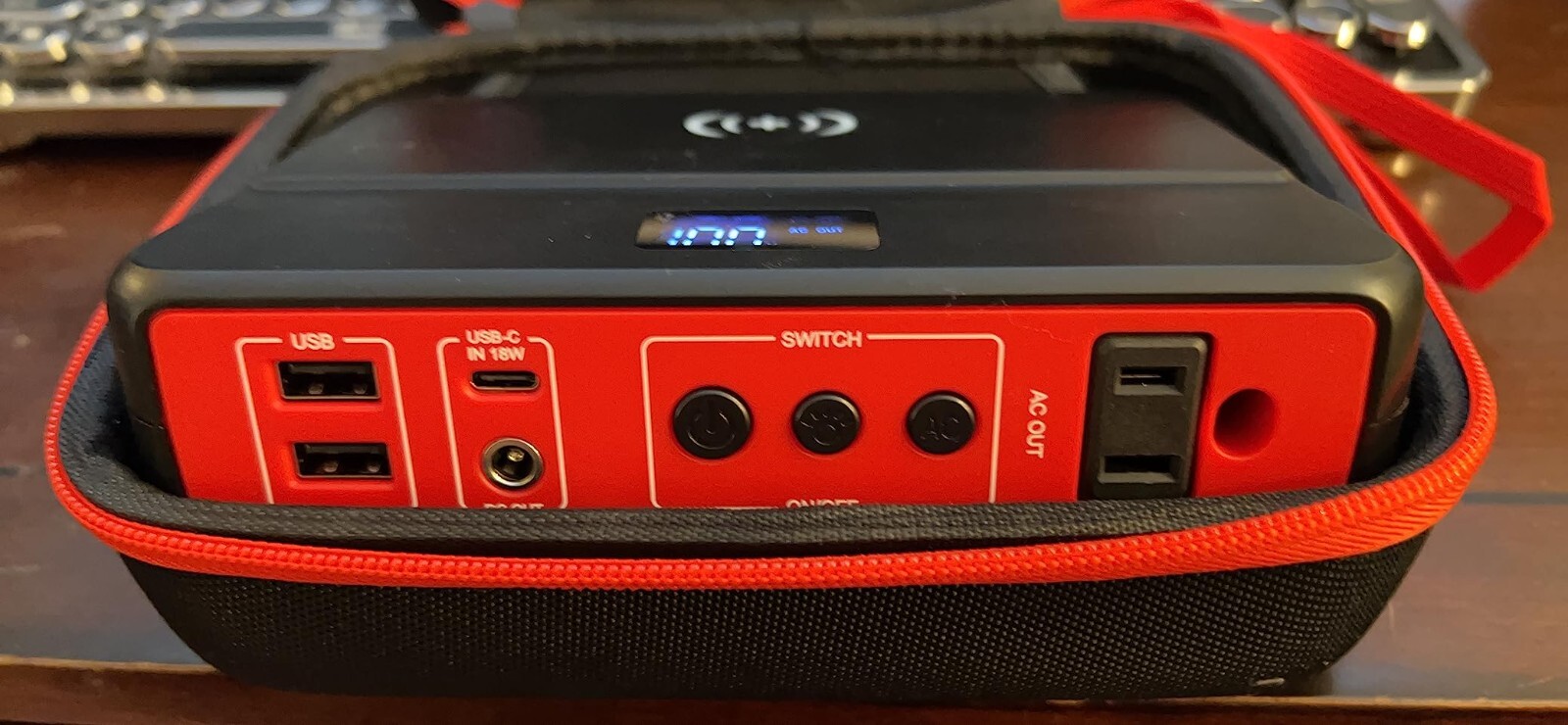 Open Box Portable Power Bank with AC Outlet, 83Wh/22500mAh 110V/85W Portable