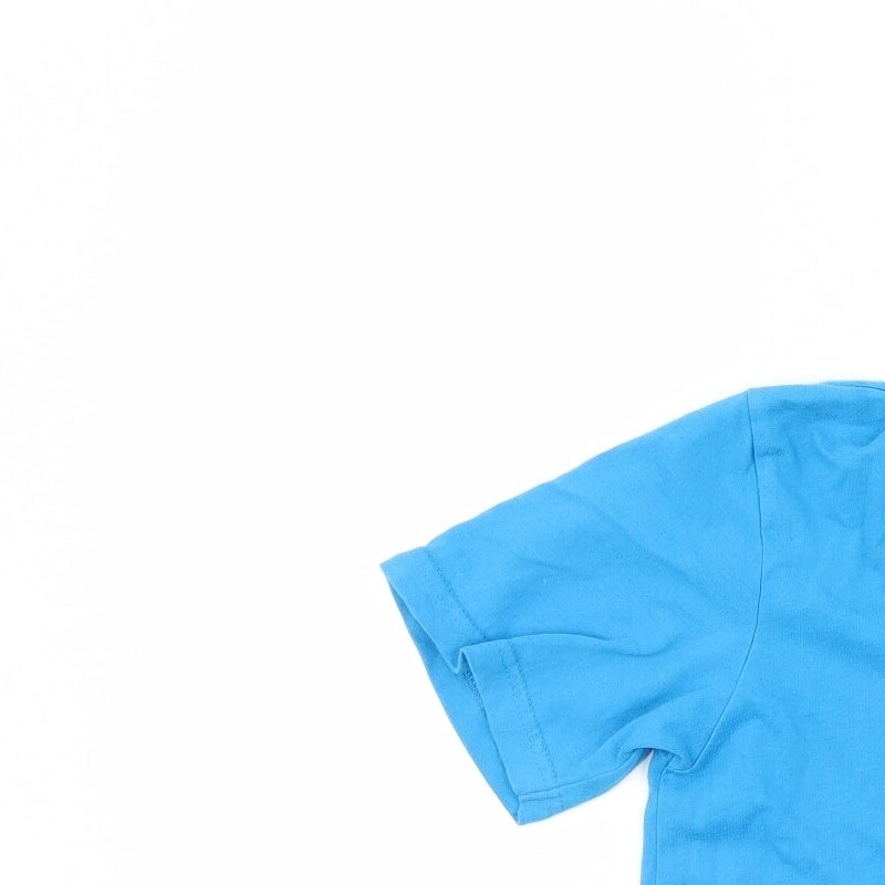 Soul Cal & Co Boys Blue Cotton Blend Polo Size 12 Months
