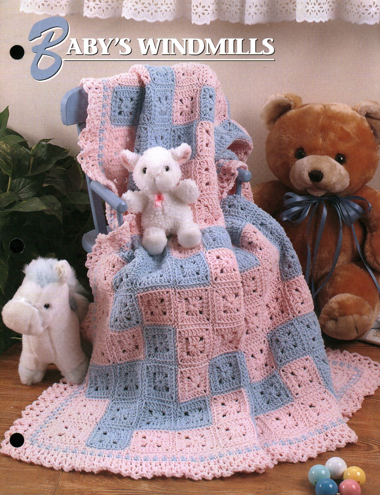 Baby's Windmills Afghan | Annie's Crochet Quilt & Afghan Club QAC348-02