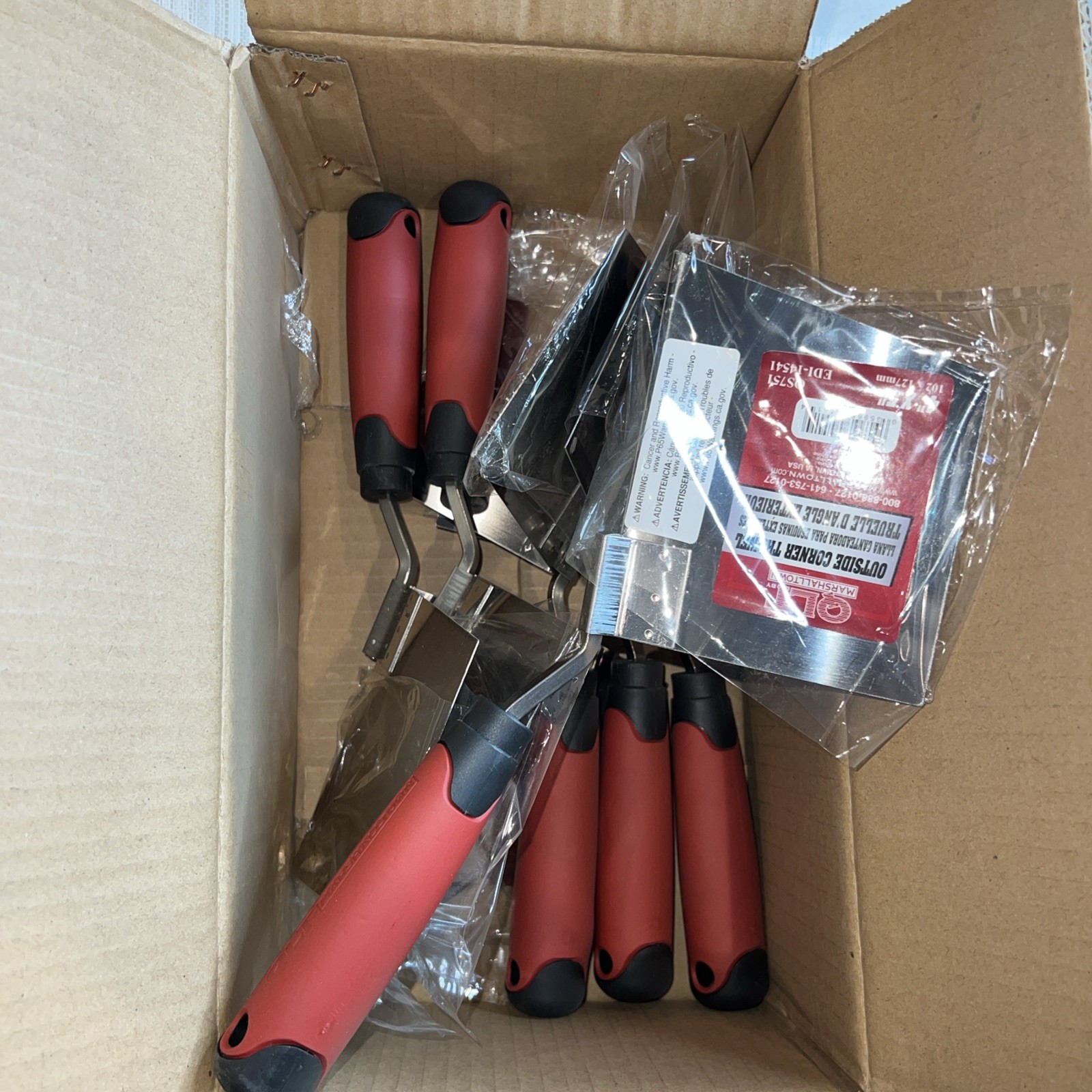 QLT by Marshalltown OS751 Outside Corner Trowel, Stainless Steel BOX OF 6 PIECES