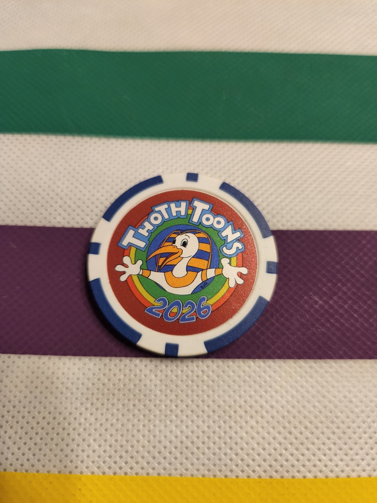 2026 Mardi Gras Krewe Of Thoth Poker Chip Doubloon