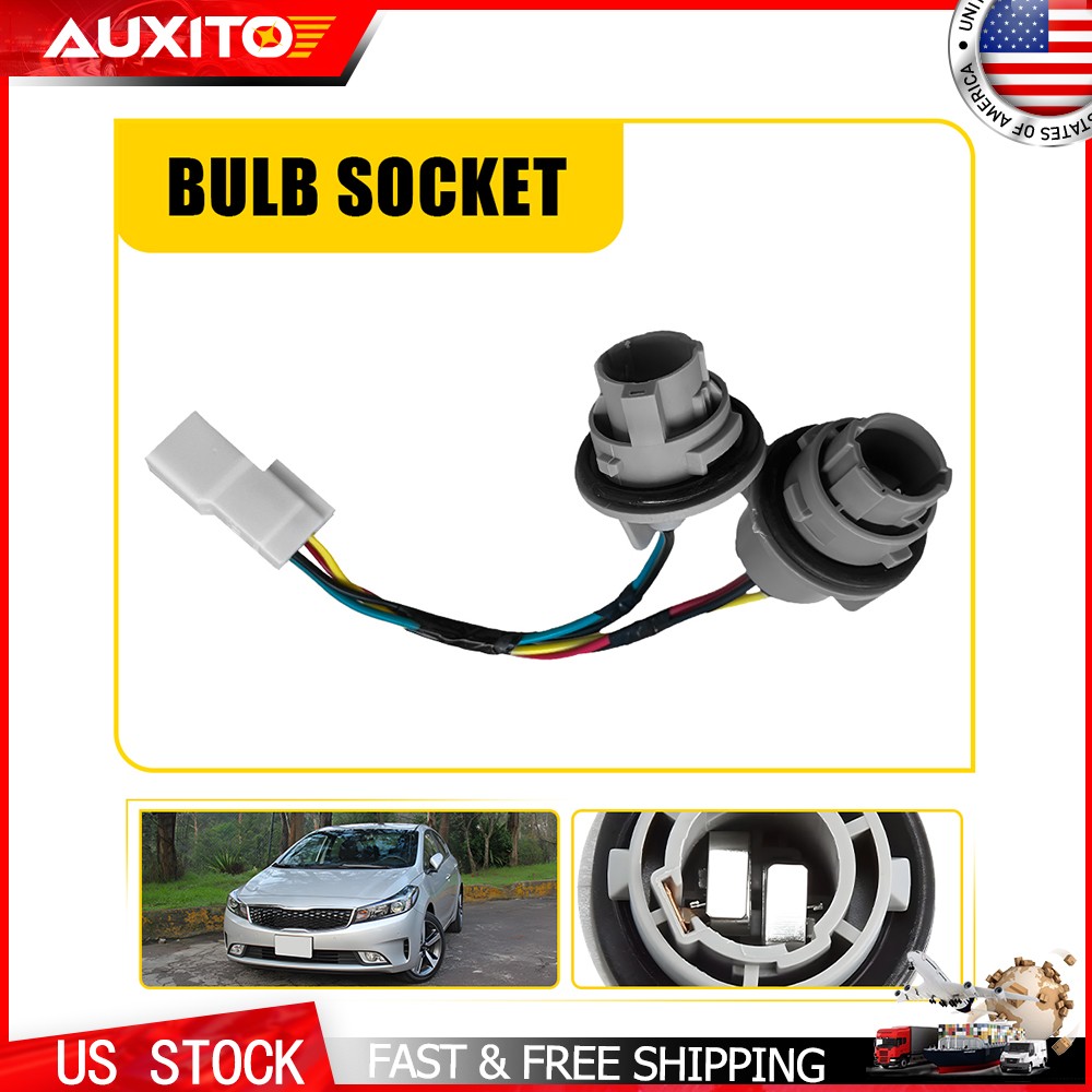 Fits 2017-2018 Kia Forte Tail Light Wiring Harness Socket & Wire 92470-B0600 US