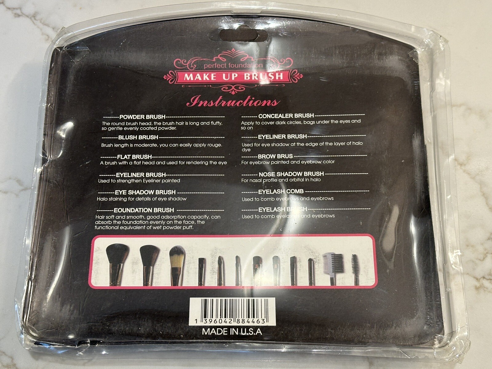12pc Perfect Foundation Makeup Brush Set