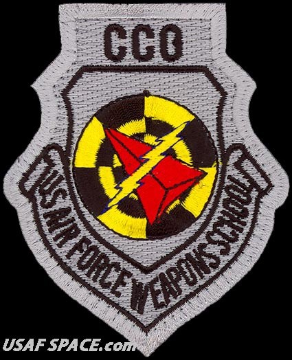 USAF WEAPONS SCHOOL -COMMAND & CONTROL OPERATIONS DIVISION- ORIGINAL 3.5" PATCH