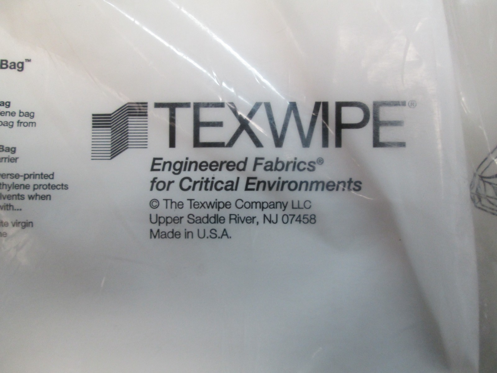 Texwipe TX606 TechniCloth Wipers | 6" x 6" | 600 Wipers/Bag | Cleanroom Packaged