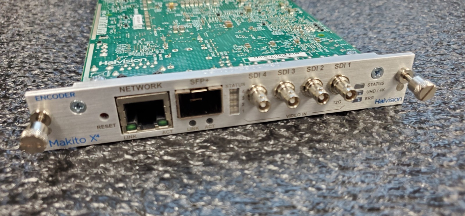 Haivision Makito X4 Quad Encoder Blade 4K UHD/Quad-HD Video Encoder