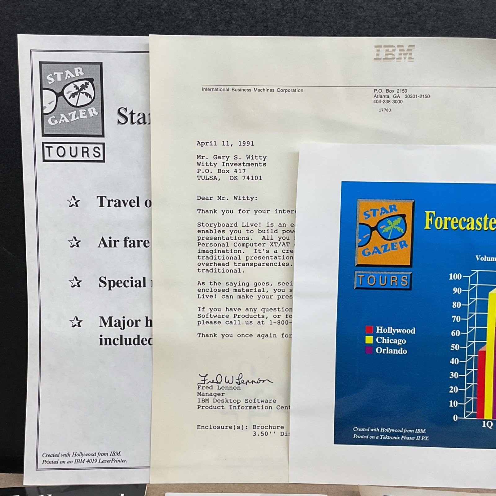IBM Storyboard Live Hollywood Demo Diskette PC Software Vintage Computing