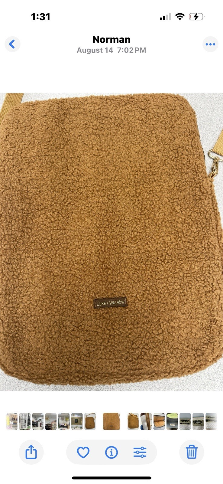 Sherpa Laptop Bag By Luxe  Willlow