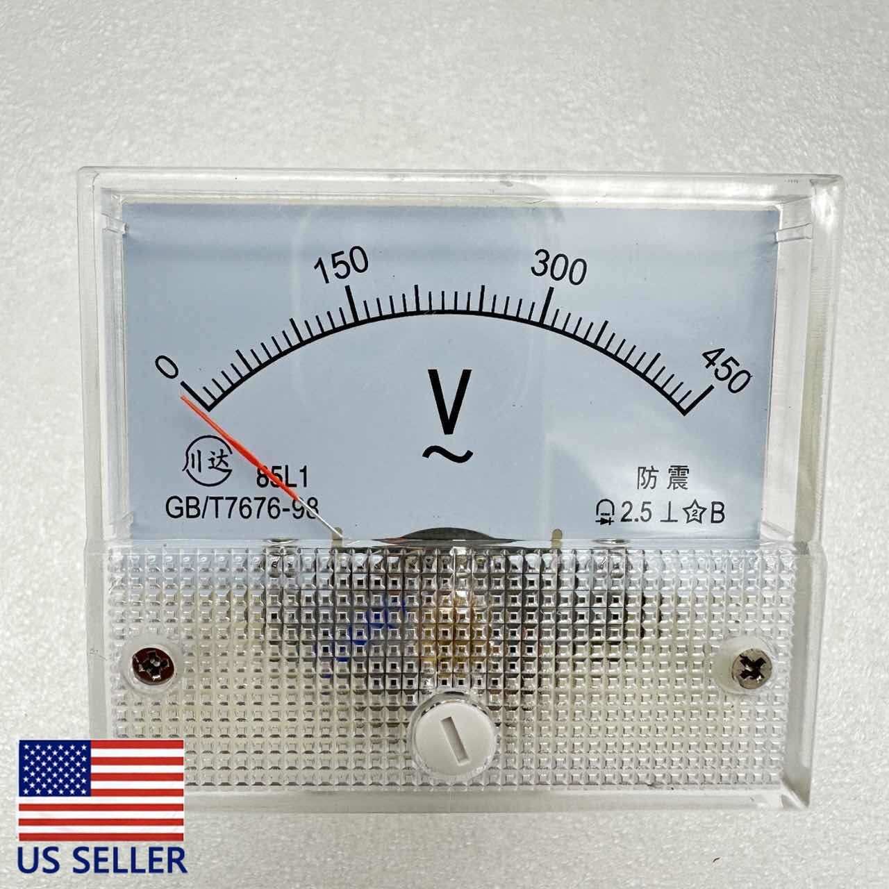 1PCS AC 0-450V Analog Panel Volt Voltage Meter Voltmeter Gauge