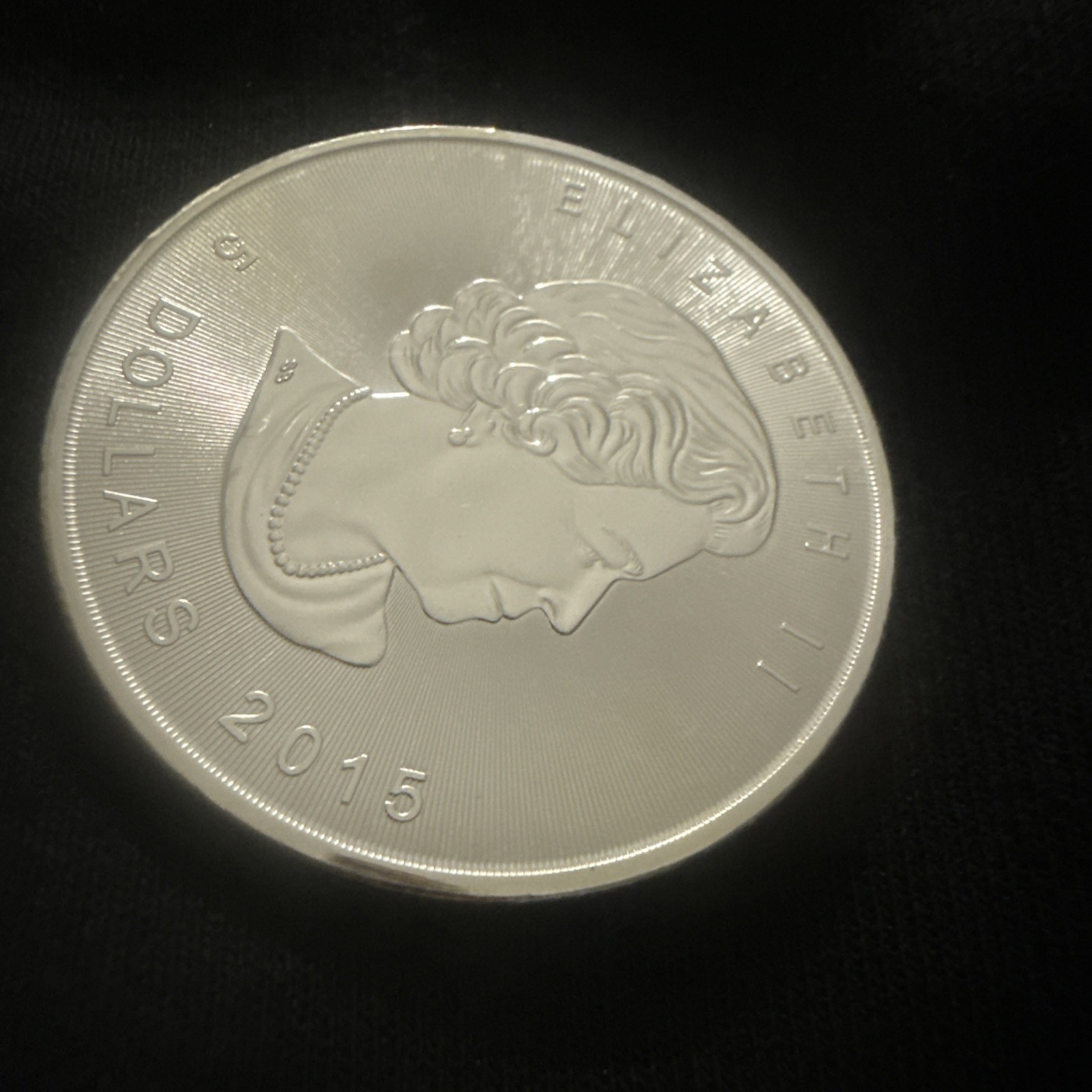 Canada Maple Leaf 2015 Silver Coin 1 oz .9999 Fine