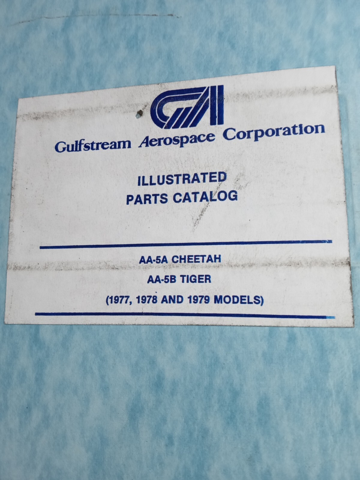 AIRCRAFT parts catalog grumman american aviation aa-5a cheetah aa-5b tiger USA