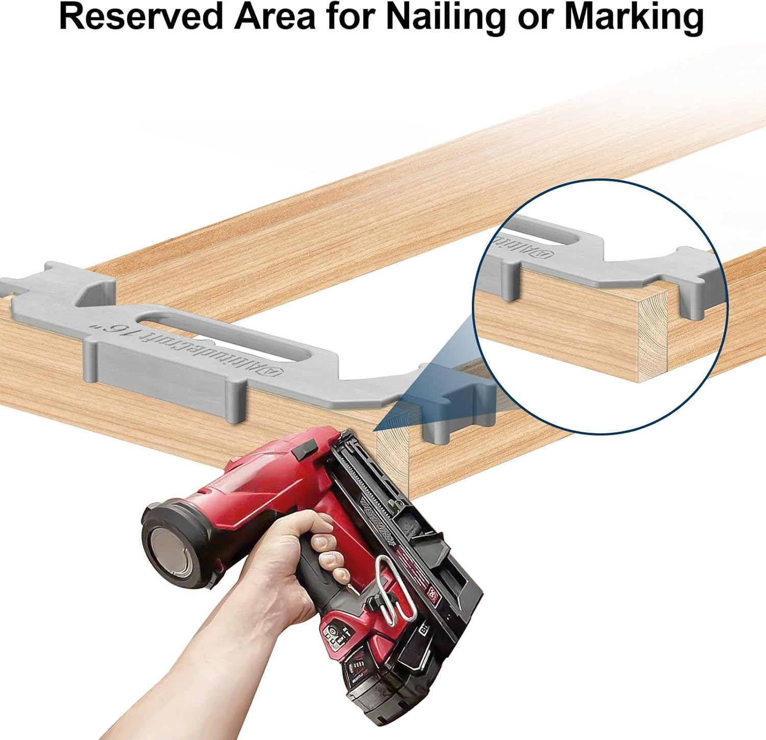 Framing Tools - 16'' Framing Stud Layout Tool, Stud Framing Jig for 16 Inch On-C