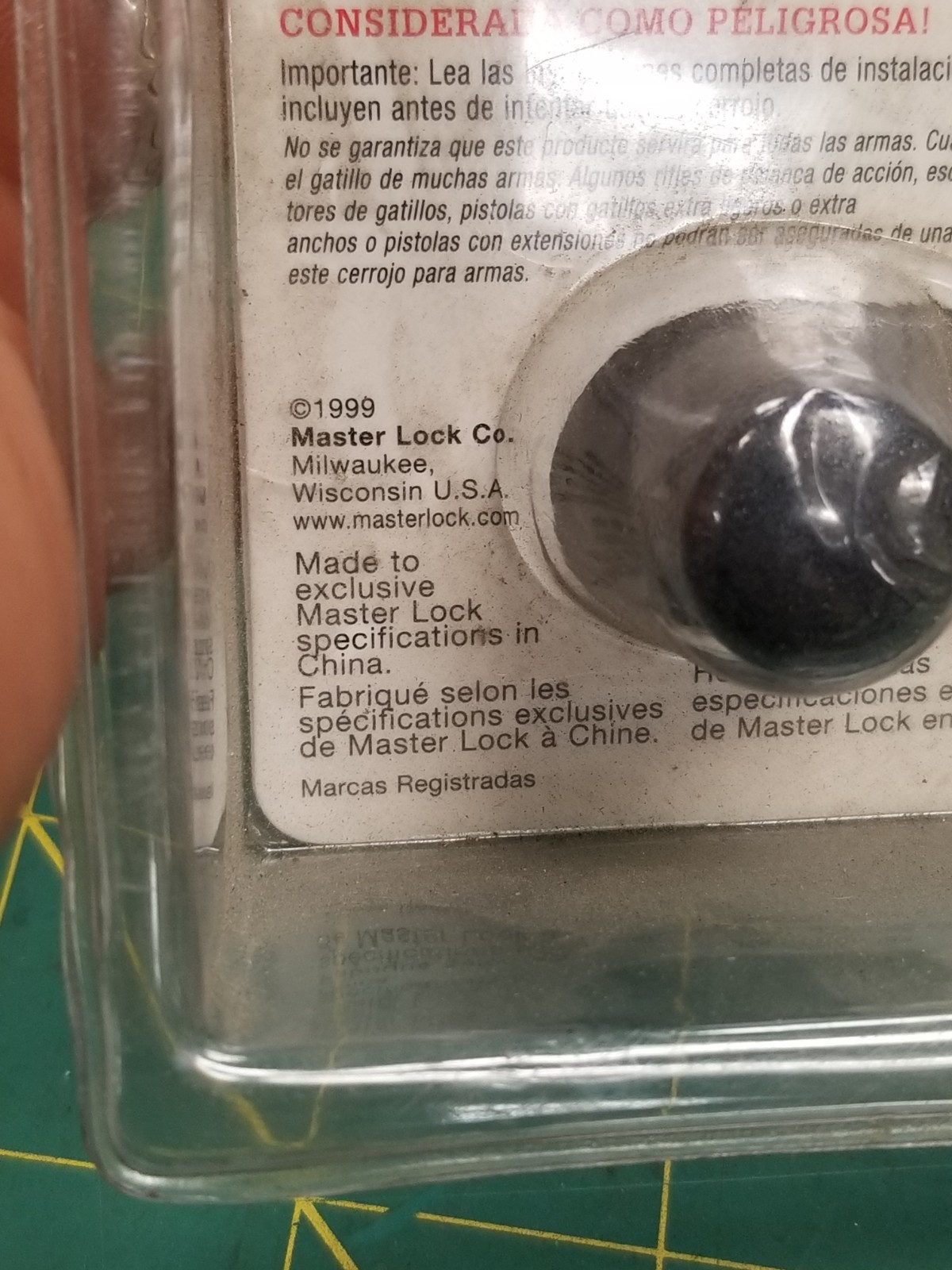 Vintage Master Gun Lock No. 90KADSPT New In Package