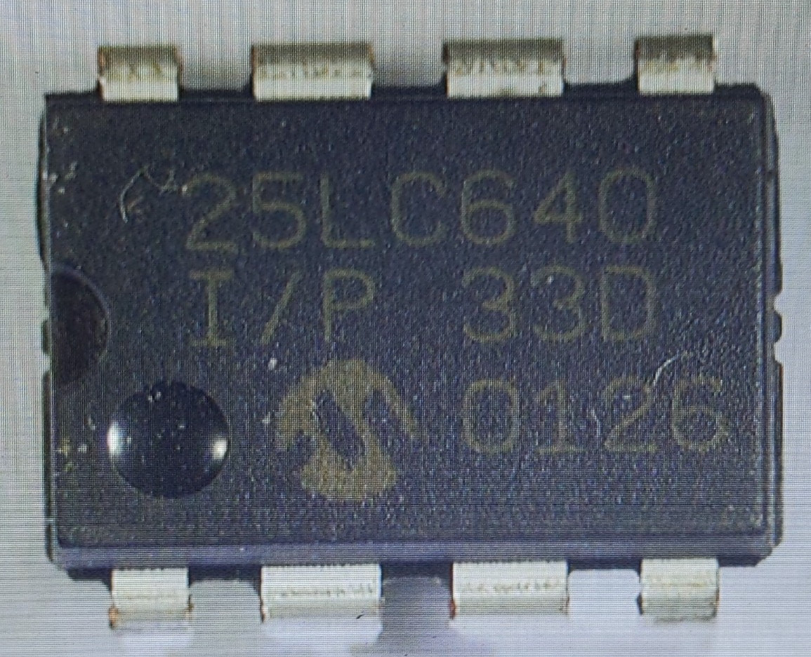 Microchip 25LC640-I/P EEPROM IC 8KB SPI 2.5V DIP-8 - USA Seller NOS