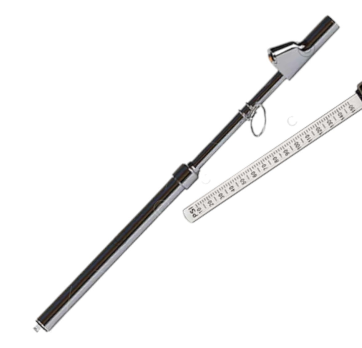 GA‑248 Black Jack Dual Tire Pressure Gauge 10–150 PSI | Chrome Truck RV Tool