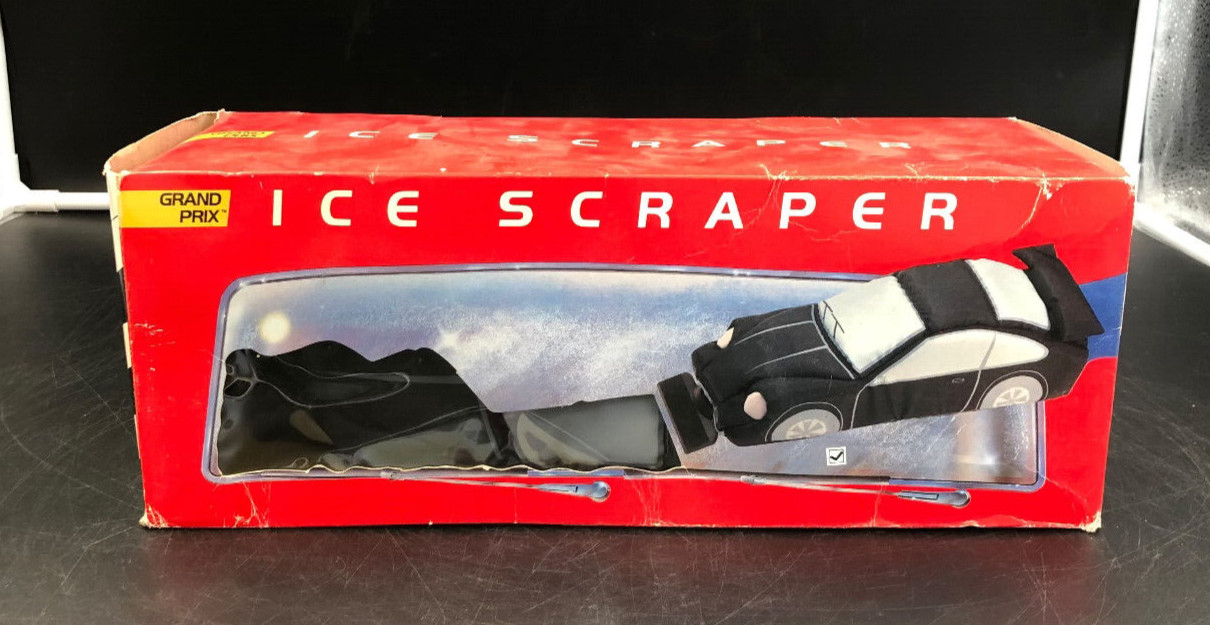 Swank Grand Prix Car Ice Scraper Black In Box