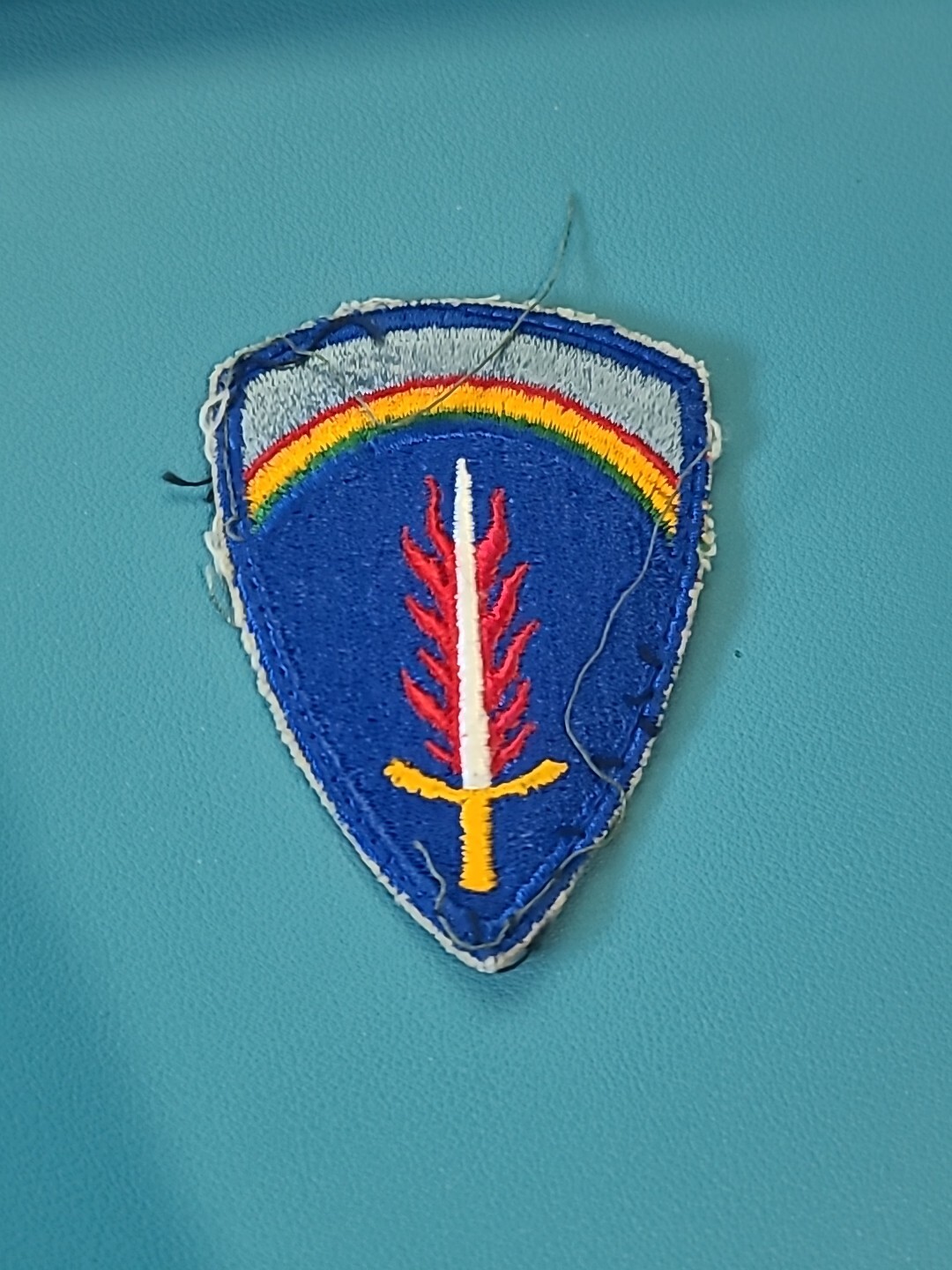 US Army Occupation in Europe Patch-Cut Ege-Snow Back-Off Uniform-WW-II*