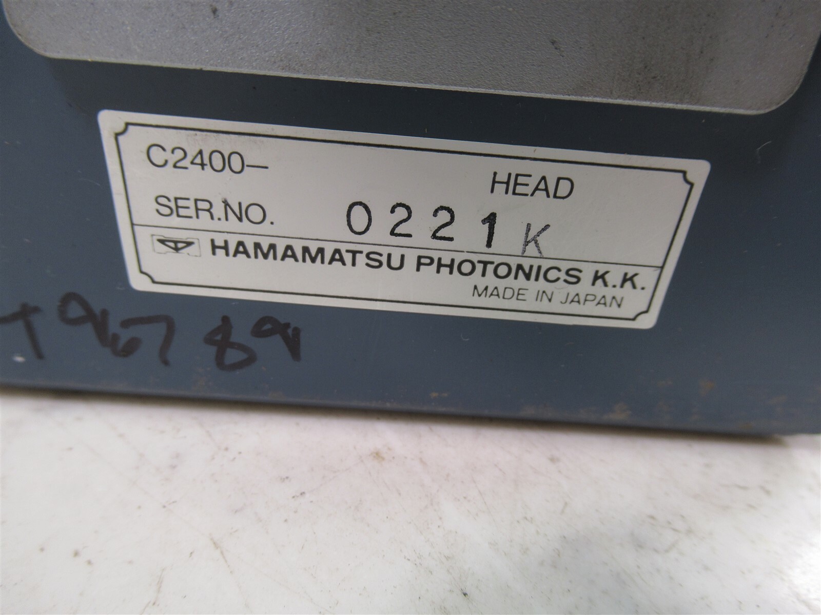 Hamamatsu Photonics C2400 Camera Head CCD Microscope Video Unit